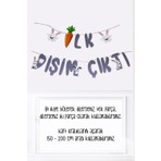 Pekshop İlk Dişim Çıktı Banner Tavşanlı Diş Buğdayı Parti Süslemesi