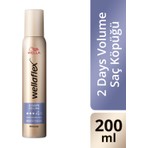 Wellaflex 2 Days Volume 2 Gün Boyunca Hacim Veren Saç Köpüğü Extra Strong Hold 200 ML - 4/5 Tutuş