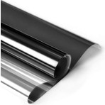 Newvario Isı Yalıtımlı Aynalı Siyah Cam Filmi 75 cm x 6 Metre Modern Tasarım ve Enerji Tasarrufu