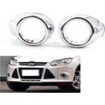 Motomobil Moto Mobil Ford Focus 2012-2014 Nikelajlı Sis Far Çerçevesi Sağ+Sol Takım Parlak Renk