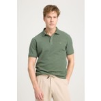 Wrangler Regular Fit Normal Kesim %100 Pamuk Polo Yaka Haki Tişört