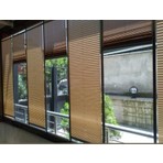 Plised Home Katlabilir Cam Balkon Plise Perde Kahverengi