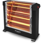 Kumtel Siyah Mini Şömine Isıtıcı 2200 W Ks-2760