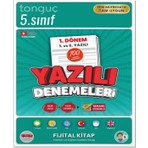 Tonguç Akademi Tonguç 5. Sınıf Yazılı Denemeleri 1. Dönem 1 ve 2. Sınav Bilgisi ile Eğitim Kitabı