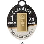 İAR 24 Ayar 3 Gram Külçe Altın - Ahlatcı NadirGold AgaKulche