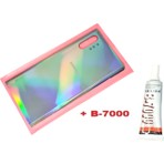 Tkgz Samsung Galaxy Note 10 Plus Arka Pil Batarya Kapağı (CAM+B-7000) Gri