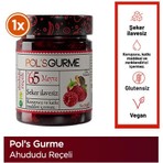 Pol'sGurme Ahududu Reçeli Chia Tohumlu Şeker İlavesiz %65 Meyve Oranlı 285 gr