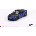 MINI GT Nissan Z LB-NATION WORKS 1/64 - Blu MGT00732 - Modellino Pressofuso TSM