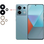 Fodos Xiaomi Redmi Note 13 Pro 4g Kamera Lensi Cam - Kamera Camı - Yapışkanlı 23117RA68G 2312FPCA6G Uyumlu