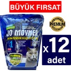 Jo Moyner Ultra Premium Silika Kristal Kedi Kumu 3,8 lt x 12 Kokusuz Topaklanmayan 18 kg