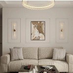 Decogold Decozza Dekoratif Boyanabilir Duvar Çıtası Hazır Kesimli 2,5 cm Çıta Duvar Süsü