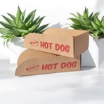 Ecen Plast Hot Dog Kutusu Kraft 100 Adet