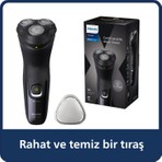 Philips 3000X Serisi Islak&Kuru Tıraş Makinesi, 3 Yönde Dönen Başlıklar, Hassas Düzeltici, X3021/00