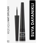 Flormar Matte Eyeliner 001 Black Suya Dayanıklı Keçe Uçlu Özellikleriyle Kolay Uygulama
