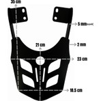 B1 Moto Bajaj Dominar 250 (2017-2026)Arka Çanta Taşıma Demiri/2MM