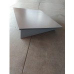 ncy Masa Altı Ayaklık Ayak Yükseltici Ayak Koyma Standı Doğal Ahşap Özel Kaydırmaz Pvc Yüzey 40X50 cm