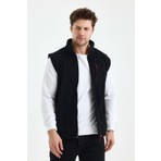 Monox Erkek Tam Fermuarlı Spor Polar Yelek