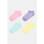Kız Çocuk Basic Colorful 4lü Patik Çorap
