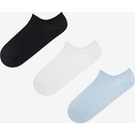 Penti Ribbed Mavi Siyah Sneaker Çorabı