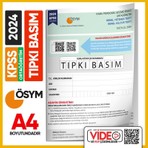 Karakutu Yayınları 2024 KPSS Ortaöğretim Lise Tıpkı Basım Çıkmış Soru Kitapçığı Video Çözümlü Mesleki Hazırlık