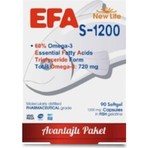 New Life Efa S-1200 Mg 90 Kapsül Omega-3 İçeren Balık Yağı Takviyesi Trigliserit Form