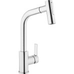 Artema Maestro A42146 Pull-Out Eviye Bataryası, 24 cm Yükseklik, 6 L/dk Akış Hızı, Krom