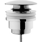 VitrA Origin A45149 Yuvarlak Lavabo Süzgeci, Universal, Basmalı, Krom