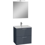 VitrA Mia 75102 Banyo Dolabı Seti Çekmeceli 60 cm Antrasit