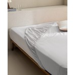 Madame Coco Manon King Size %100 Pamuk Ranforce Lastikli Çarşaf - Gri