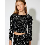 Koton Ispanyol Paça Pantolon Parlak Yıldız Baskılı