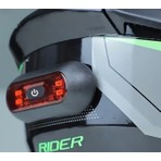 Hk Motors Kask Arkası Uyarı Led Işığı - Kask Ledi - Gece Kask Ledi  Su Geçirmez Özellikte Kırmızı Motosiklet ve Bisiklet Kaskı İçin