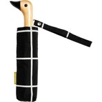 Original Duckhead Duck Kompakt Şemsiye Black Grid