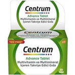 Centrum Advance Multivitamin ve Multimineral 30 Tablet