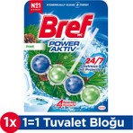 Bref WC Power Active Çam Kir&Kireç Önleyici & Koku Giderici Katı Klozet Temizeme Topu