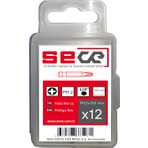 Sece 1/4'' Yıldız Bits Uç PH2X150 mm 12 Adet