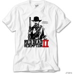 Z zepplin Z Zeplin Red Dead Redemption 2 Beyaz Tişört