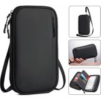 Microcase Unisex Su Geçirmez Çok Amaçlı Seyehat Pasaport Çok Gözlü Organizer Çanta AL4863