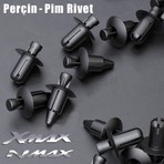 Nmax Xmax Grenaj Perçin Rivet Pim Plastik Vida Seti 10 Adet