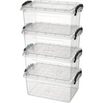 Tuffexx Fit Organizer 4 Parça Renkli Saklama Kabı Seti 5 lt Pratik ve Güvenli Depolama Çözümü