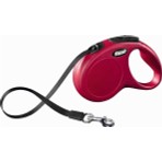 Flexi New Classic Otomatik Şerit Köpek Gezdirme Tasması S 15 kg 5m Kırmızı