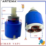 Artema A22640YP 35 mm Düz Kartuş Kerox Özellikli 1 Adet Mavi Renkli Yüksek Kalite
