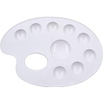 Hatas 20cm Plastik Godeli Öğrenci Resim Paleti / 0890