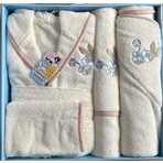 Özdilek Bugs Bunny Lisanslı Nakışlı Bambu Bebek Bornoz Seti