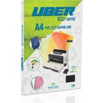Sarff Uber A4 PVC Cilt Kapakları 100 Adet Opak Siyah Renk 210 x 297 mm Ölçülerle Profesyonel Koruma
