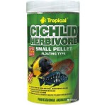 Tropical Cichlid Herbivore Pellet Otobur Cichlid Için Balık Yemi Smalll 250 ml 90 gr