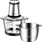 Musullu 3 Litre Rondo Doğrayıcı Paslanmaz Çelik Malzeme ile 4 Bıçaklı Kullanım Kolaylığı