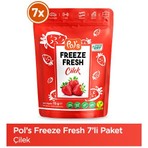 Pol's Freeze Fresh Çilek 15 GR x7 Adet (Freeze Dry Dondurularak Kurutulmuş Meyve)