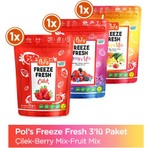 Pol's Freeze Fresh Berry Mix 16 g, Fruit Mix 20 g, Çilek 15 g
