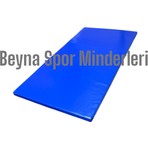 Beyna Spor Minderleri Beyna Minder Pilates Matı 5 cm Kalınlıkta Jimnastik Minderi Tekil Kullanım İçin Mavi