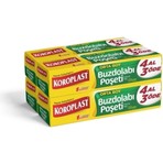 Koroplast Orta Boy Buzdolabı Poşeti 80'li Şeffaf Özellikli Kullanım İçin Pratik Seçim